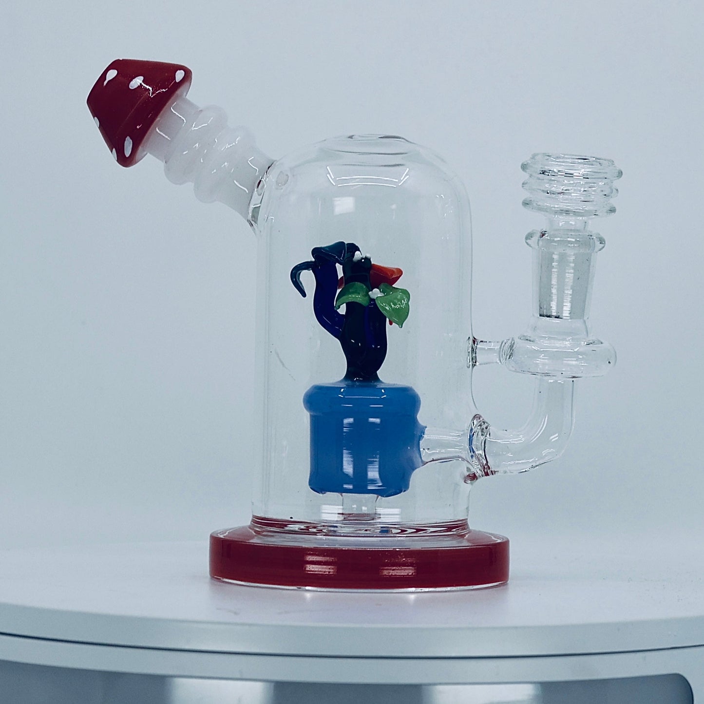 6" flower insert dab rig - RK Quality Glass