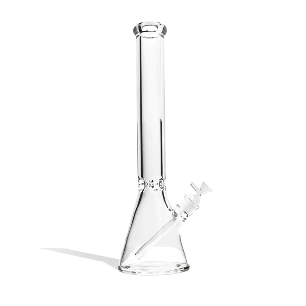 198 18RKQG 18" 5mm clear beaker bong - RK Quality Glass