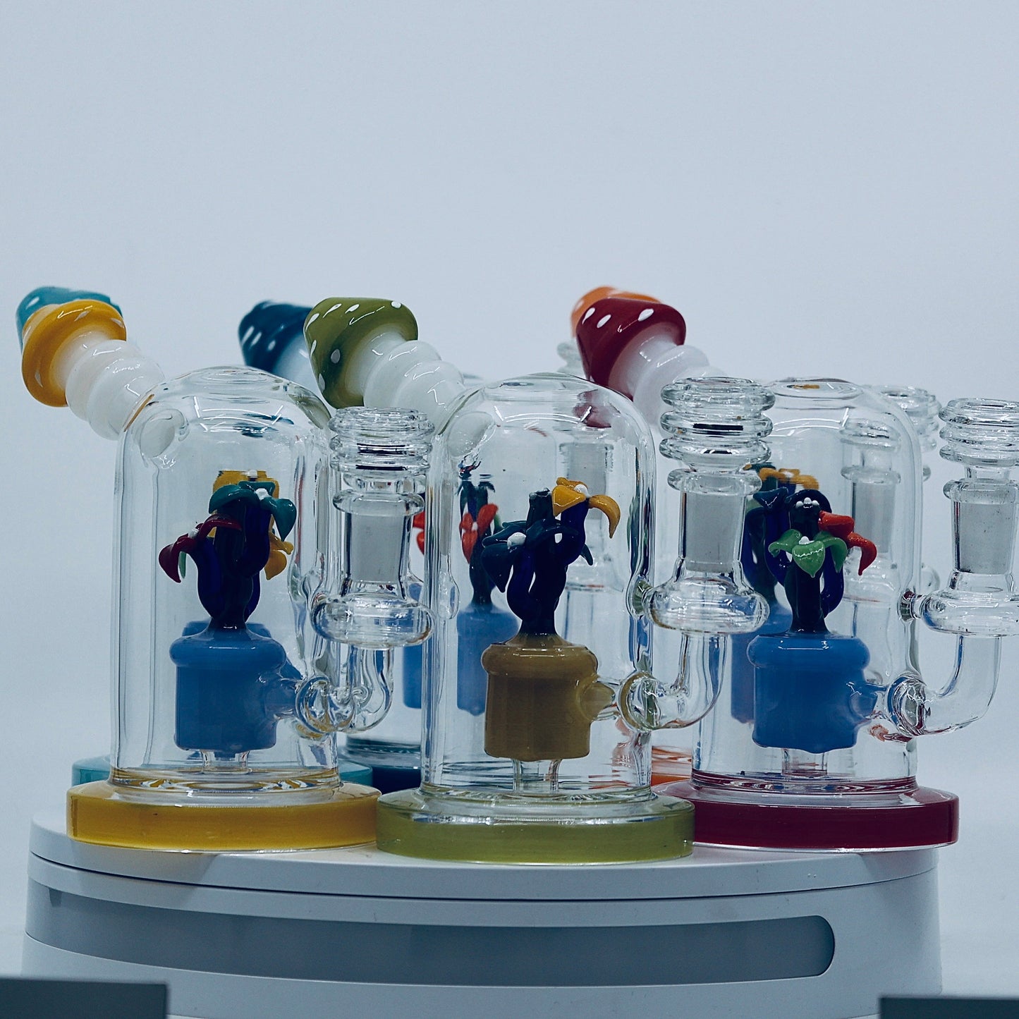 6" flower insert dab rig - RK Quality Glass
