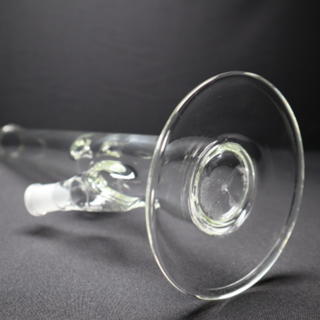18" 5mm clear straight water bong RKQG 203 - RK Quality Glass