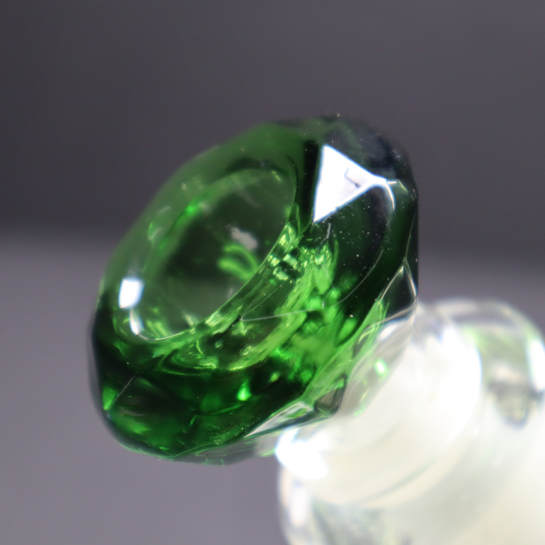 14 mm Diamond cut bowl - RK Quality Glass