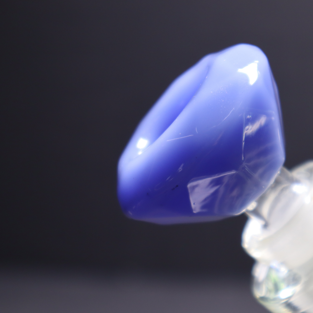14 mm Diamond cut bowl - RK Quality Glass