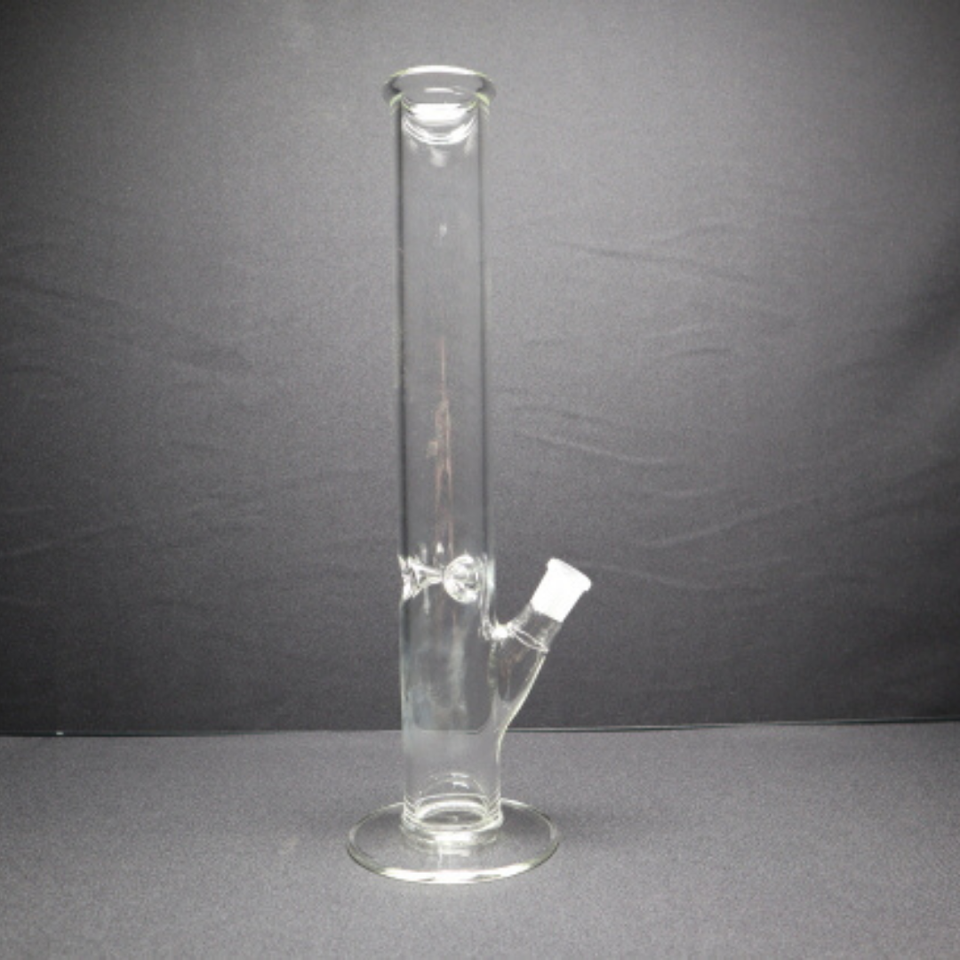 16" clear 5mm straight bong RKQG 202 - RK Quality Glass