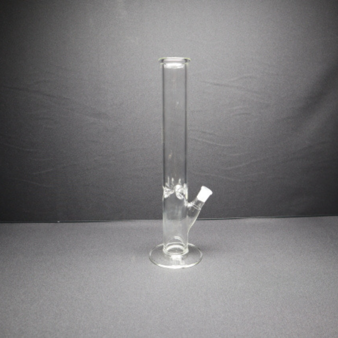 16" clear 5mm straight bong RKQG 202 - RK Quality Glass