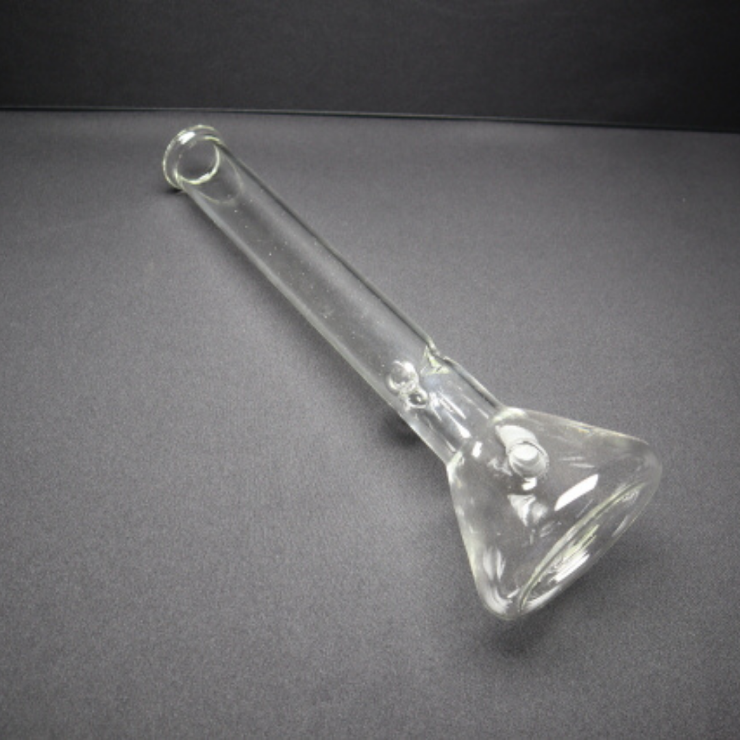 198 18RKQG 18" 5mm clear beaker bong - RK Quality Glass