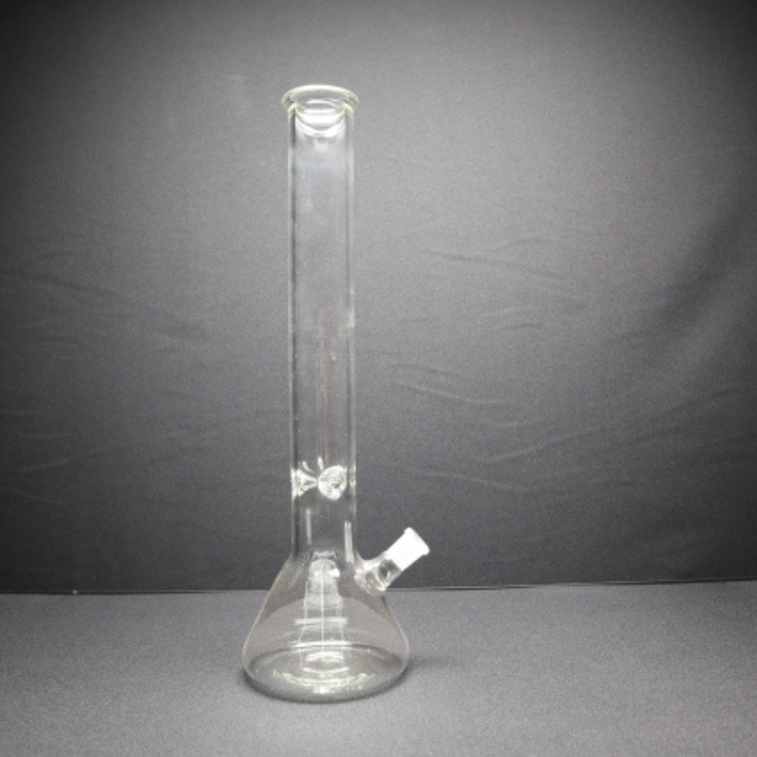 198 18RKQG 18" 5mm clear beaker bong - RK Quality Glass