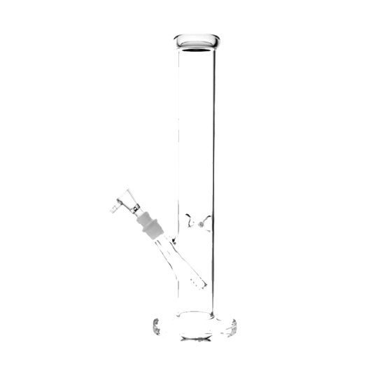 16" clear 5mm straight bong RKQG 202 - RK Quality Glass 