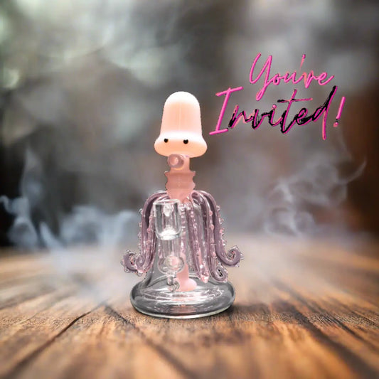 131 35RKQG Octopus rig 8" - RK Quality Glass 