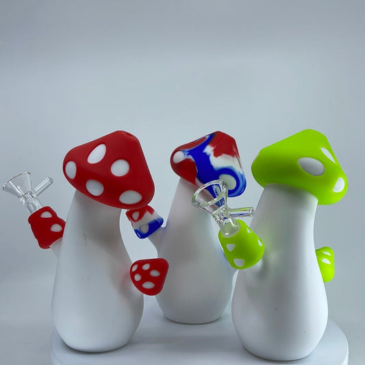 782 RKQG7 silicone mushroom rig - RK Quality Glass 