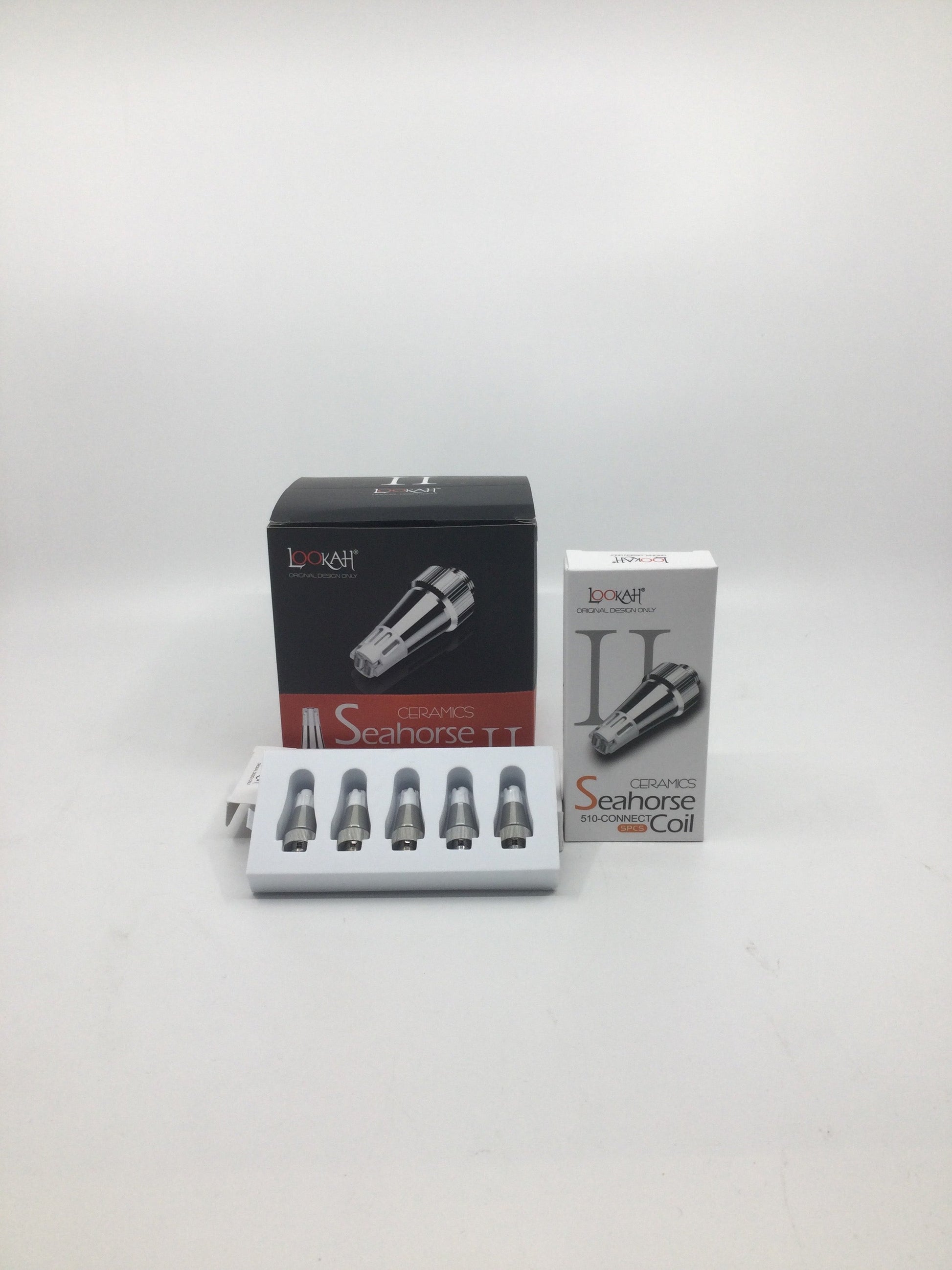 899 RKQG ceramic seahorse coil 510 connect per count - RK Quality Glass 