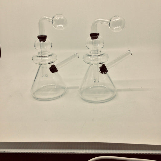 Snow man oil burner - RK Quality Glass 