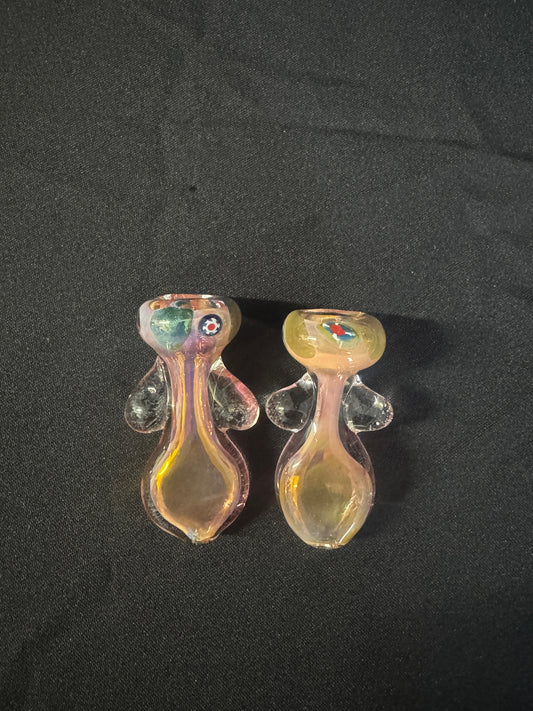 841 RKQG gold fish one hitter hand pipe - RK Quality Glass 