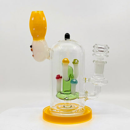 7" MUSHROOM DAB RIG - RK Quality Glass 