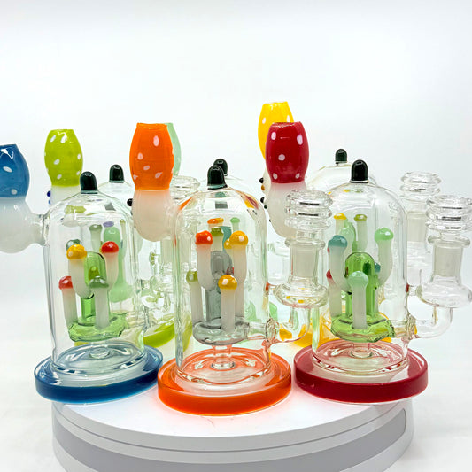 7" MUSHROOM DAB RIG - RK Quality Glass 
