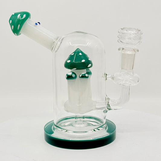 7" SIDE CARB MUSHROOM DAB RIG - RK Quality Glass 