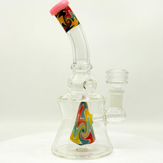 8" SHOWER HEAD CONE DAB RIG - RK Quality Glass 