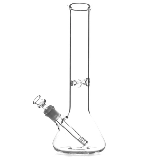 197 17RKQG 16" 5mm clear glass beaker bong - RK Quality Glass 