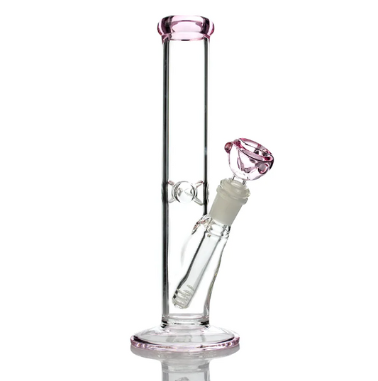 18" 5mm clear straight water bong RKQG 203 - RK Quality Glass 