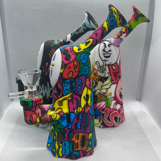 773 RKQG8 silicone rig - RK Quality Glass 