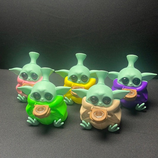 762 RKQG640 silicone baby yoda - RK Quality Glass 