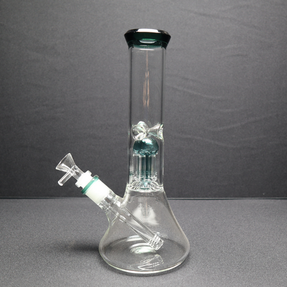 142 21RKQG 10" tree perc beaker - RK Quality Glass 