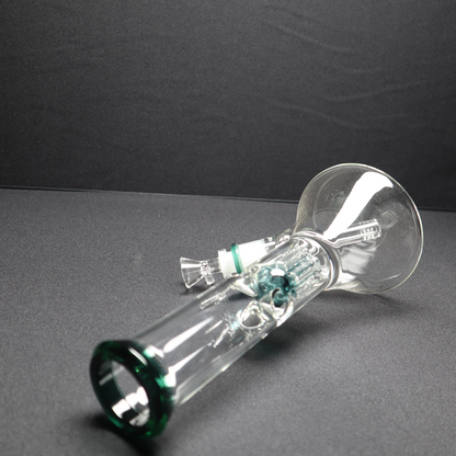142 21RKQG 10" tree perc beaker - RK Quality Glass 
