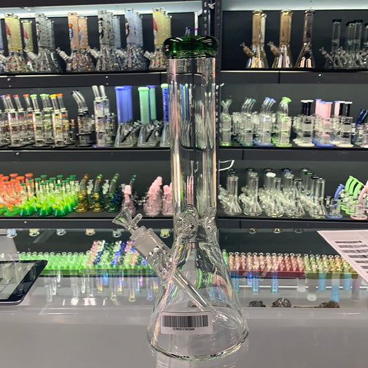 102 28RKQG 14” 9mm color mouth beaker - RK Quality Glass 
